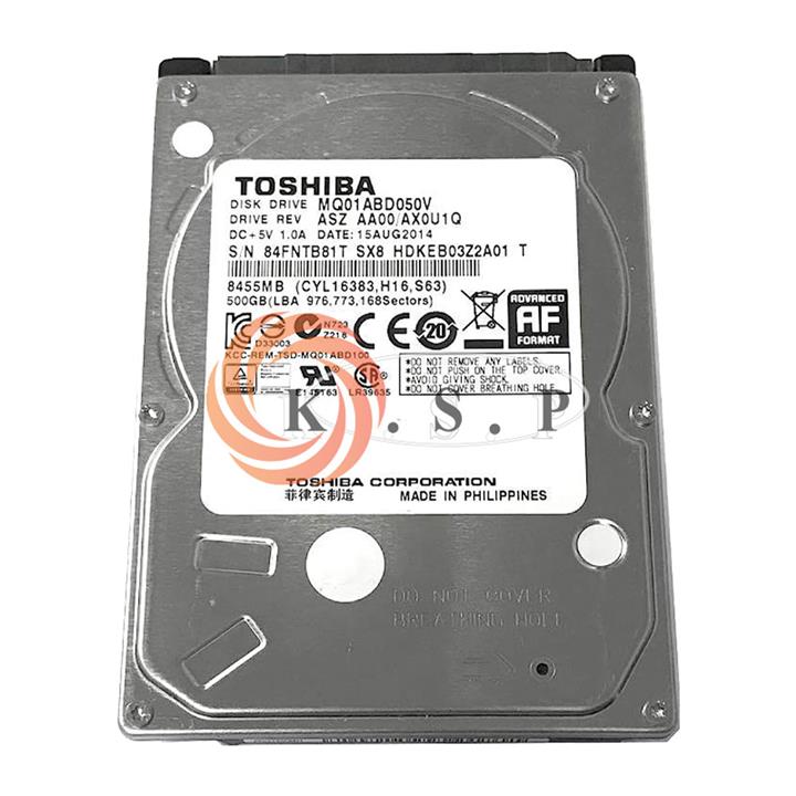 هارد لپ تاپ Hard Laptop 500GB Toshiba